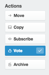 Trello vote